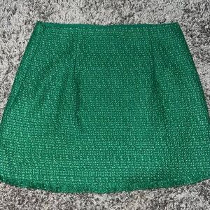Le Lis Vibrant Green Mini Skirt